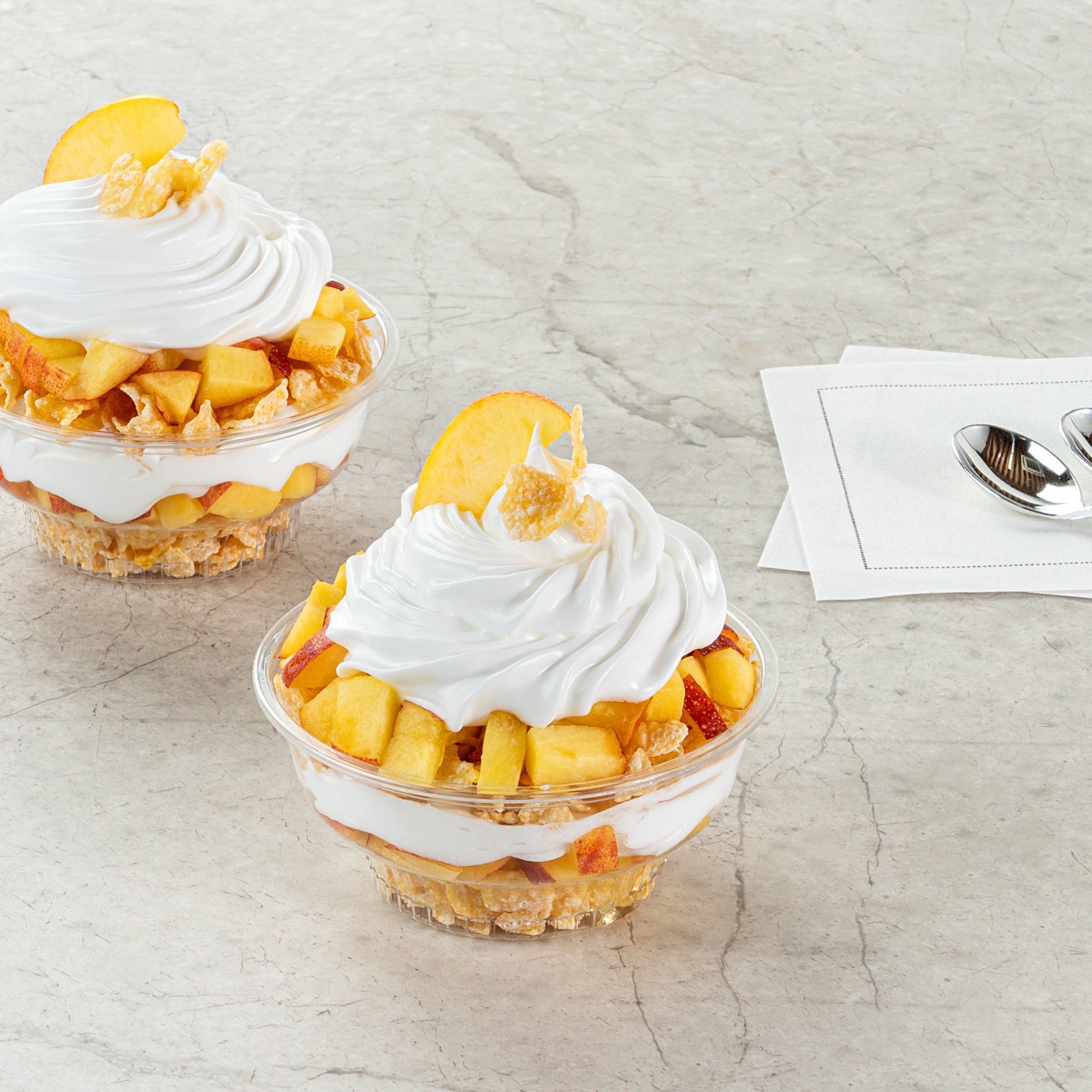 Chef 101 5 oz Round Clear Plastic Dessert Cup - 3 3/4" x 3 3/4" x 1 3/4" - 500 count box