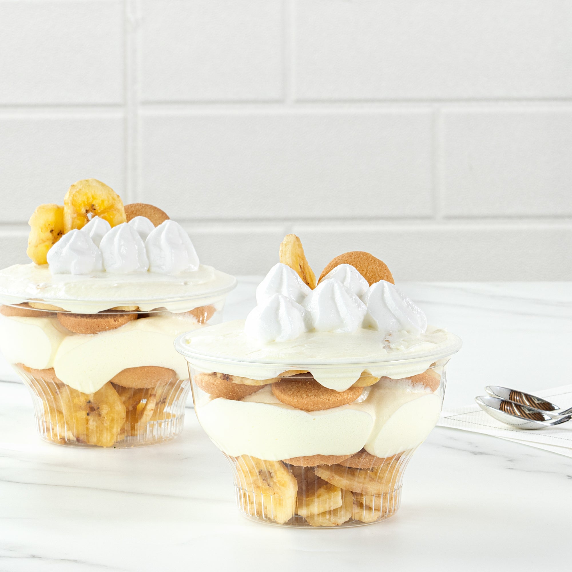 Chef 101 8 oz Round Clear Plastic Dessert Cup - 3 3/4" x 3 3/4" x 2 1/2" - 50 count box