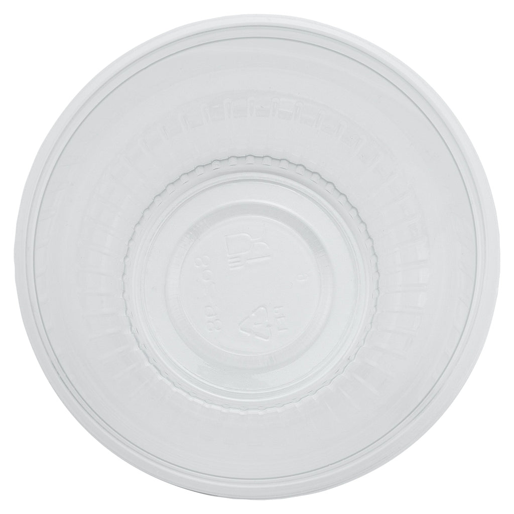 Chef 101 8 oz Round Clear Plastic Dessert Cup - 3 3/4" x 3 3/4" x 2 1/2" - 50 count box