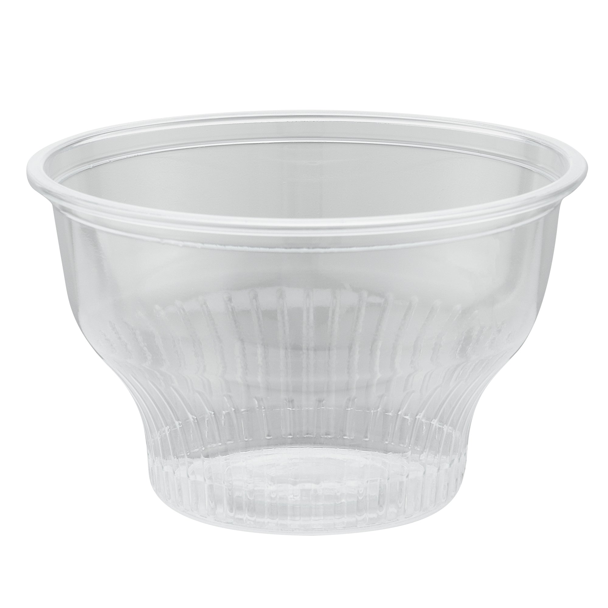 Chef 101 8 oz Round Clear Plastic Dessert Cup - 3 3/4" x 3 3/4" x 2 1/2" - 500 count box