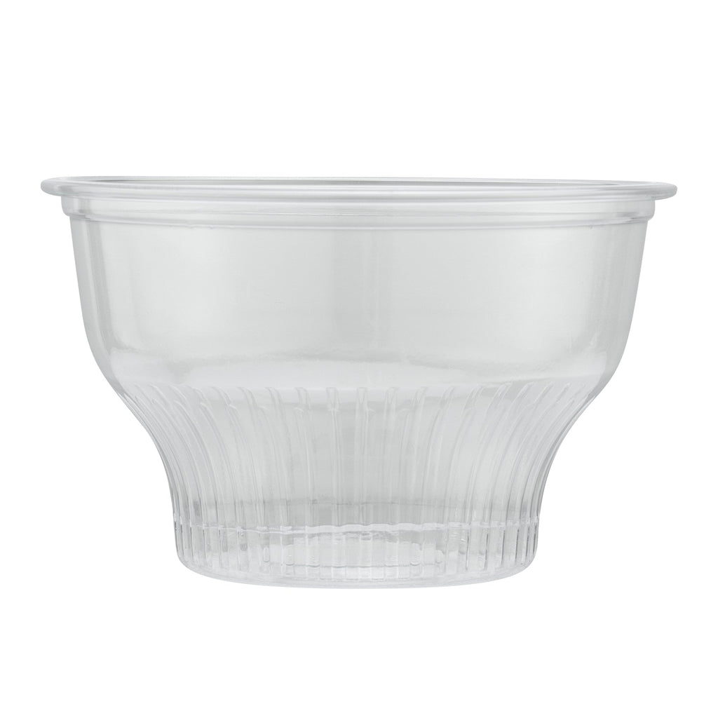 Chef 101 8 oz Round Clear Plastic Dessert Cup - 3 3/4" x 3 3/4" x 2 1/2" - 500 count box