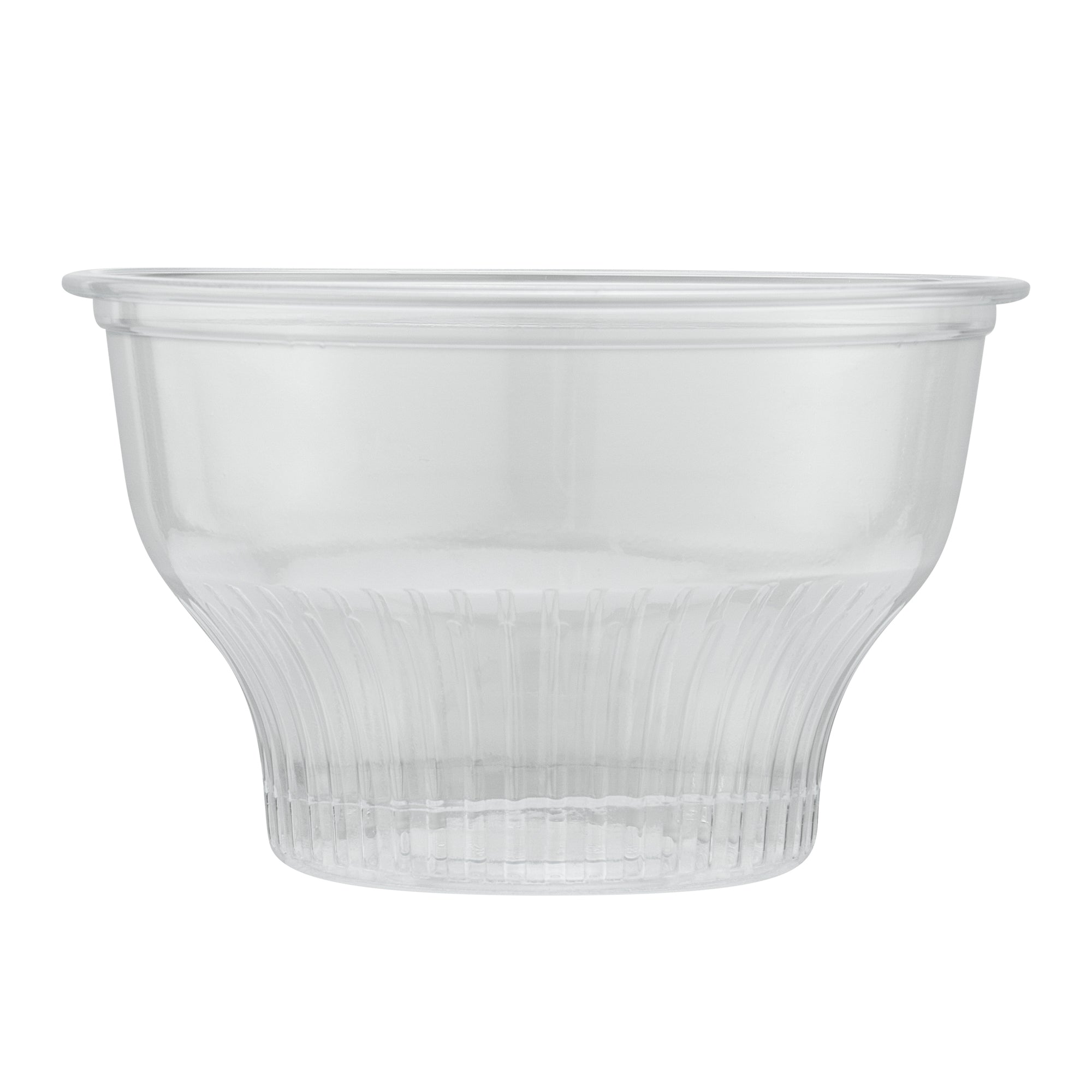 Chef 101 8 oz Round Clear Plastic Dessert Cup - 3 3/4" x 3 3/4" x 2 1/2" - 500 count box