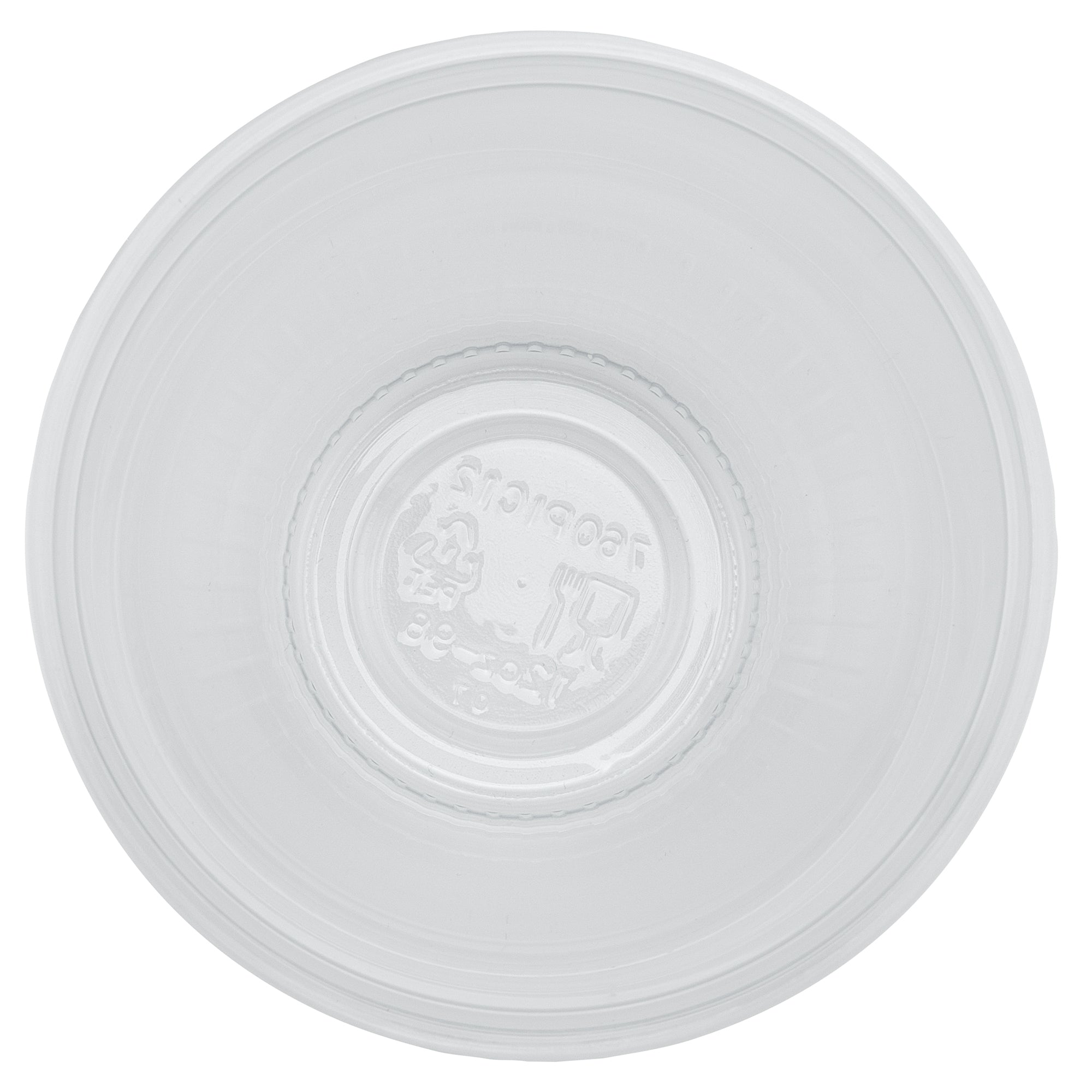 Chef 101 14 oz Round Clear Plastic Dessert Cup - 3 3/4" x 3 3/4" x 3 1/2" - 500 count box