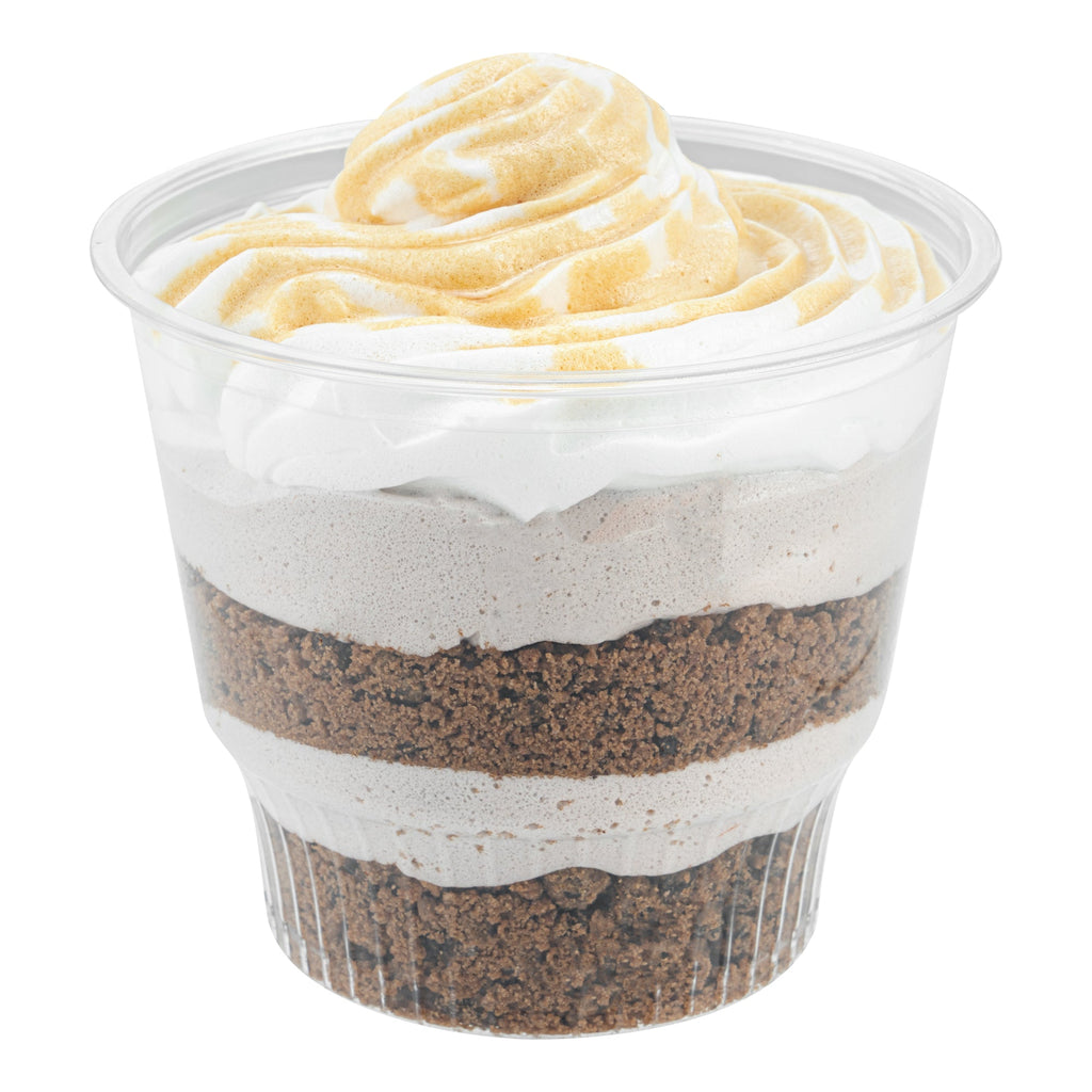 Chef 101 12 oz Round Clear Plastic Dessert Cup - 3 3/4" x 3 3/4" x 3 1/4" - 500 count box