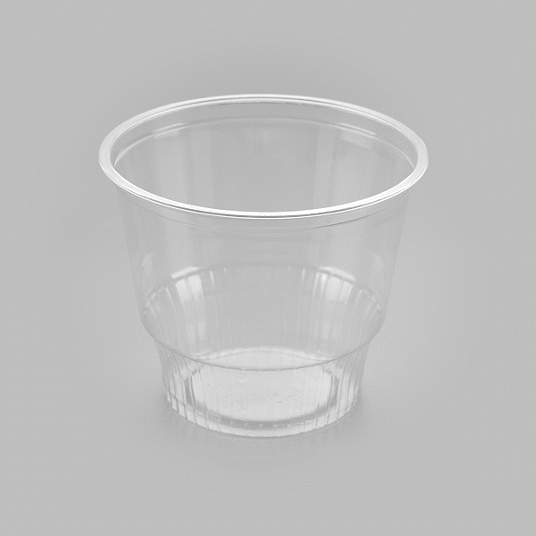 Chef 101 12 oz Round Clear Plastic Dessert Cup - 3 3/4" x 3 3/4" x 3 1/4" - 50 count box