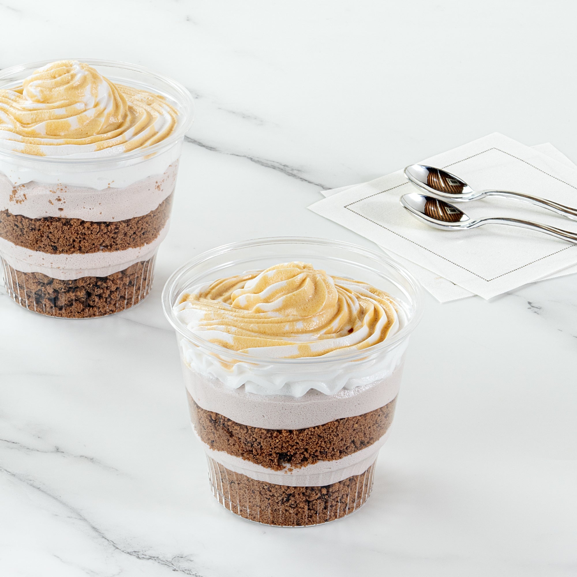 Chef 101 12 oz Round Clear Plastic Dessert Cup - 3 3/4" x 3 3/4" x 3 1/4" - 500 count box