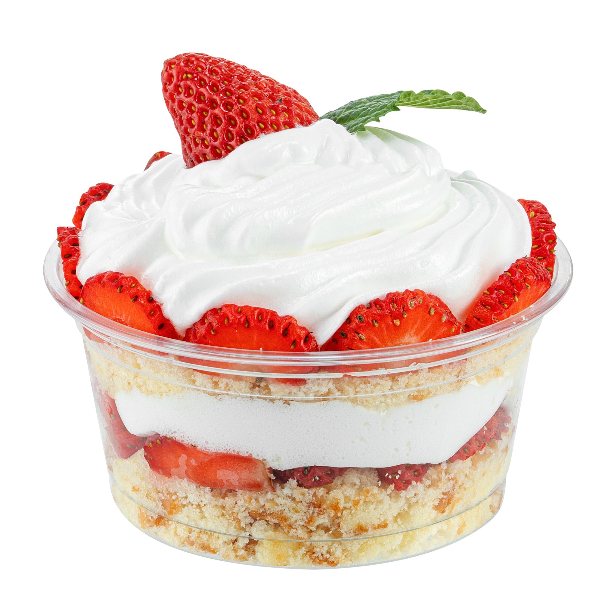 Chef 101 6 oz Round Clear Plastic Dessert Cup - 3 3/4" x 3 3/4" x 1 3/4" - 50 count box