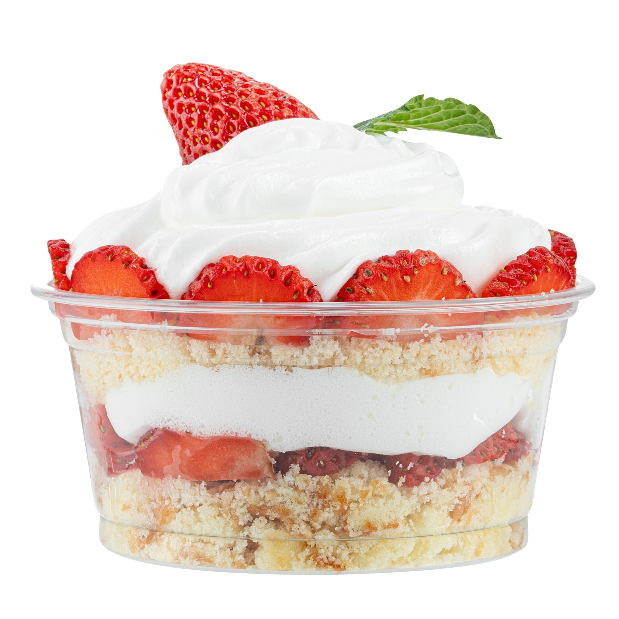 Chef 101 6 oz Round Clear Plastic Dessert Cup - 3 3/4" x 3 3/4" x 1 3/4" - 500 count box
