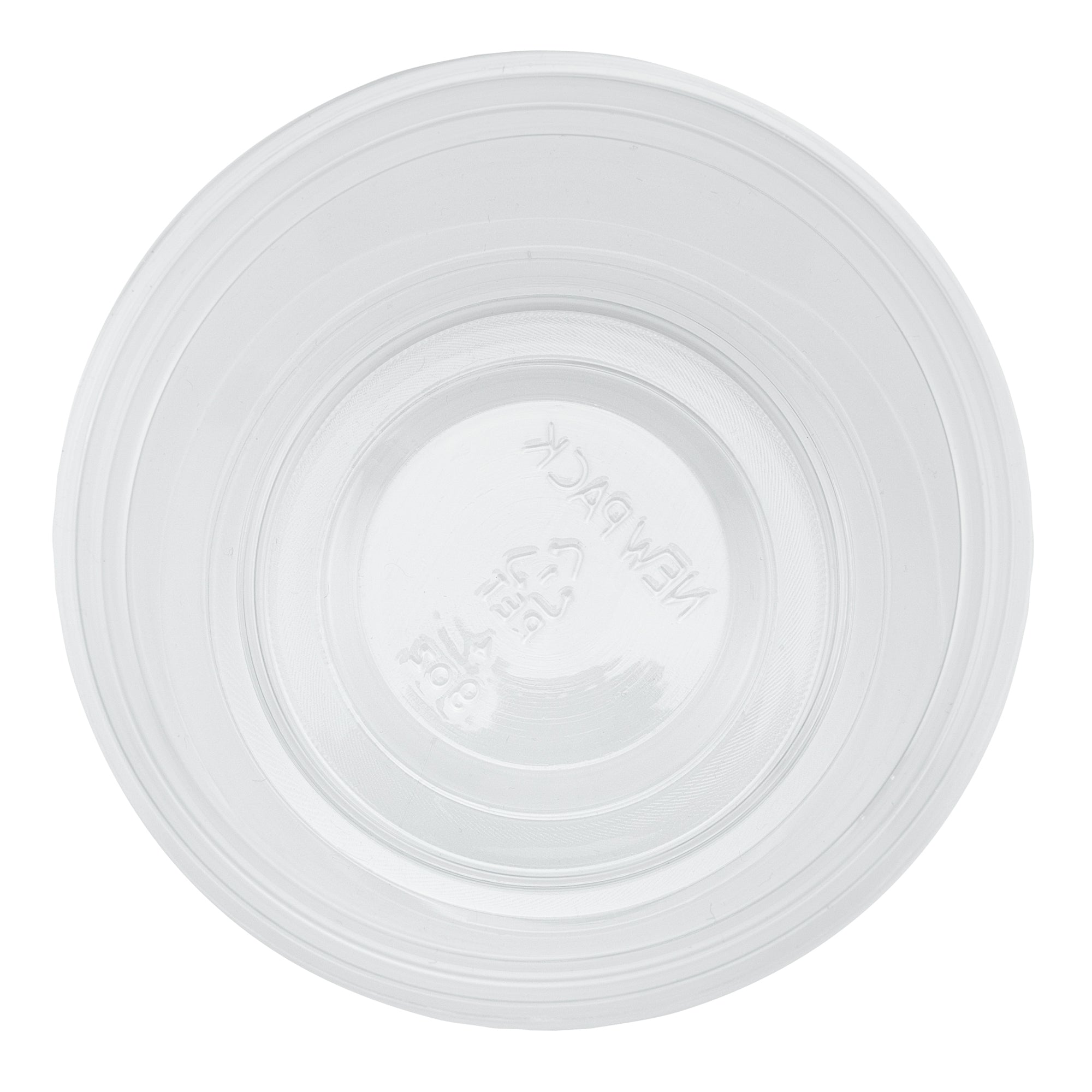 Chef 101 9 oz Round Clear Plastic Dessert Cup - 3 3/4" x 3 3/4" x 2 3/4" - 50 count box
