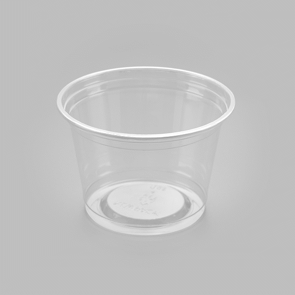 Chef 101 9 oz Round Clear Plastic Dessert Cup - 3 3/4" x 3 3/4" x 2 3/4" - 500 count box
