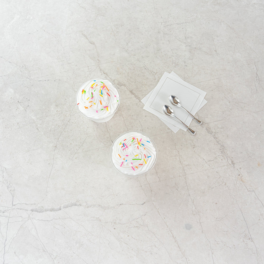 Chef 101 9 oz Round Clear Plastic Dessert Cup - 3 3/4" x 3 3/4" x 2 3/4" - 500 count box