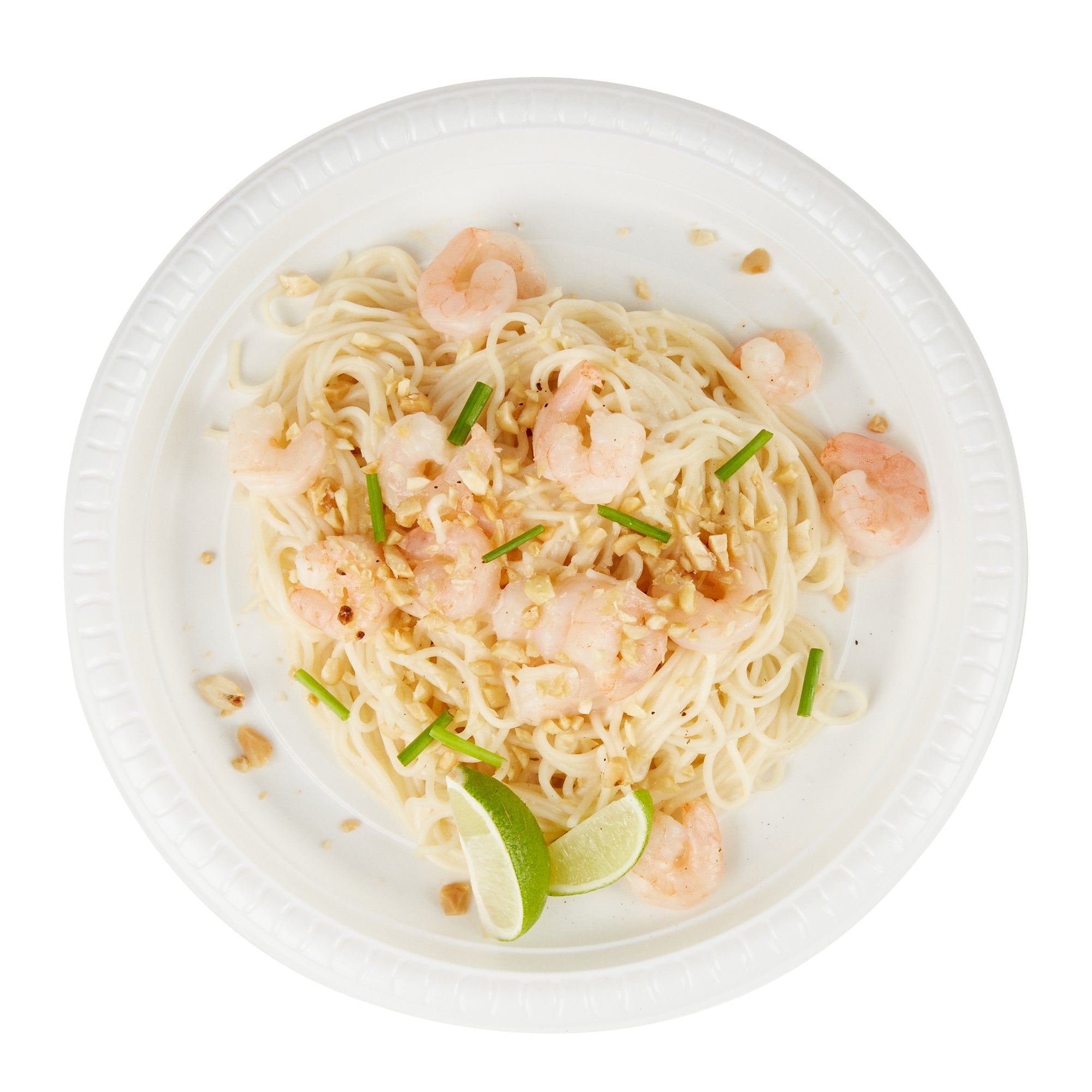 Chef 101 Round White Plastic Plate - Microwavable - 10 1/4" x 10 1/4" x 3/4" - 50 count box