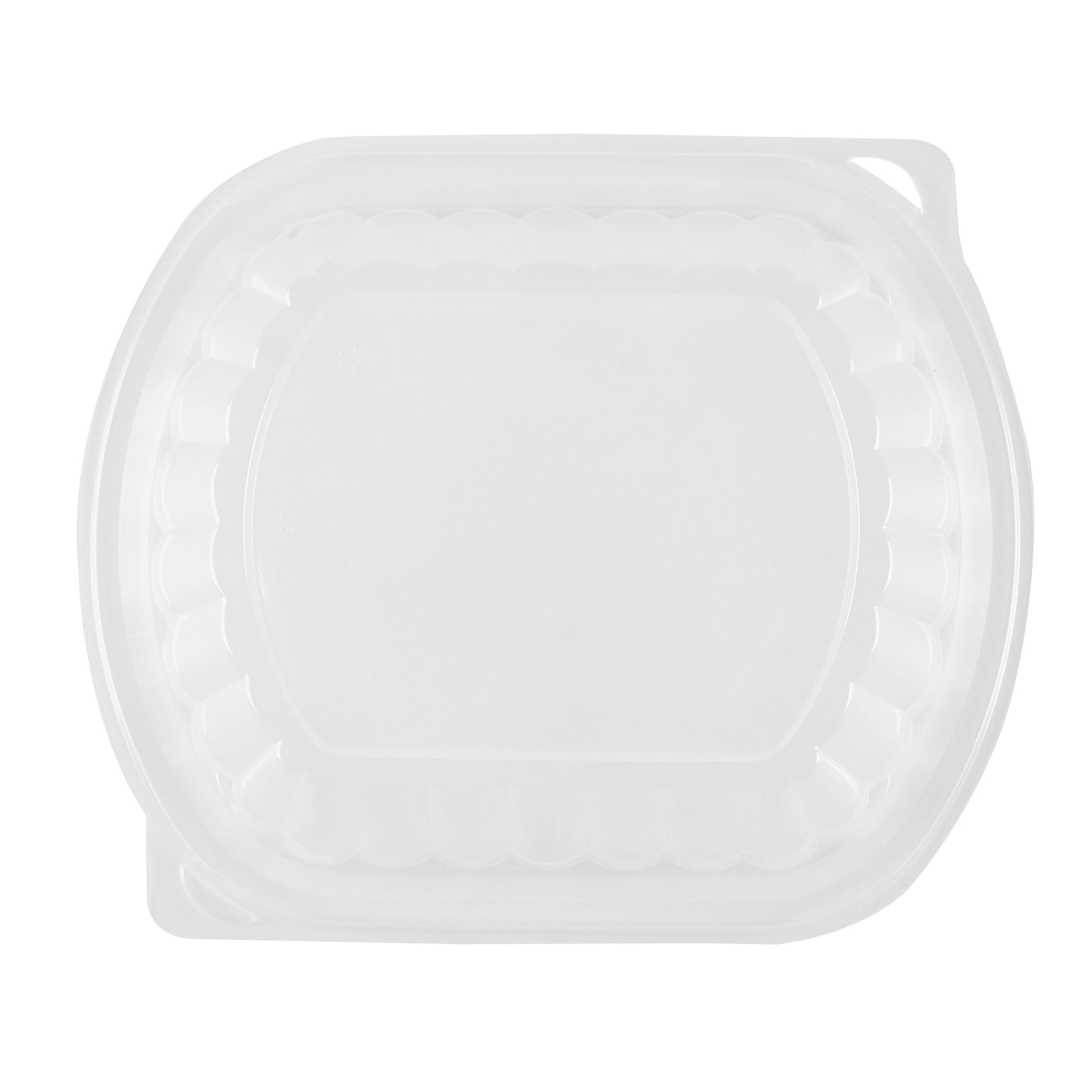 Chef 101 34 oz Oval Black Plastic Food Container - with Clear Lid, Microwavable - 9 1/2" x 8" x 2 3/4" - 100 count box