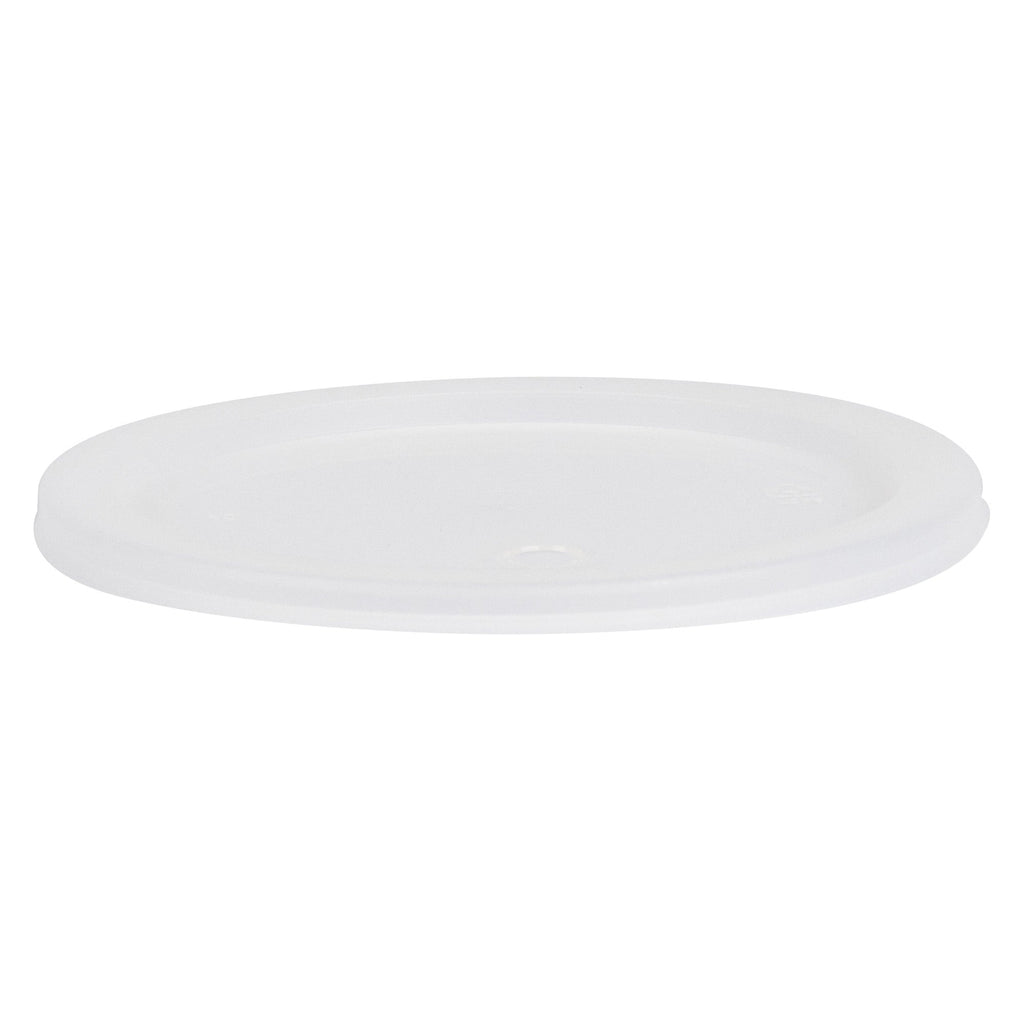 Asporto 40 oz Round Clear Plastic Soup Container - with Lid, Microwavable - 5" x 5" x 6" - 50 count box