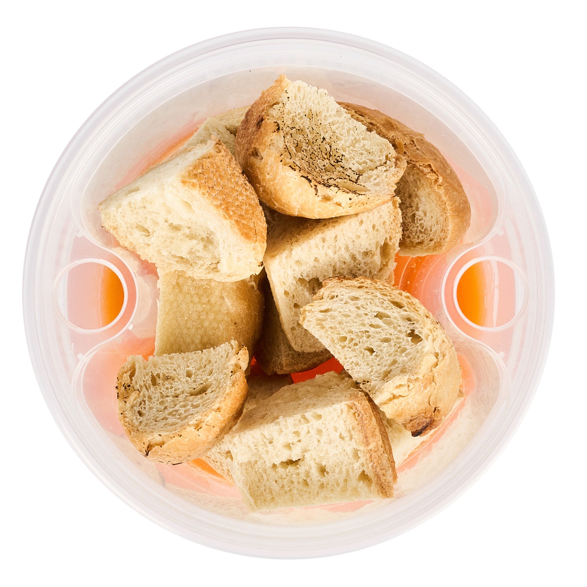 Asporto 16 oz Round Clear Plastic Insert - Fits 32, 40 and 48 oz Soup Container, Microwavable - 50 count box