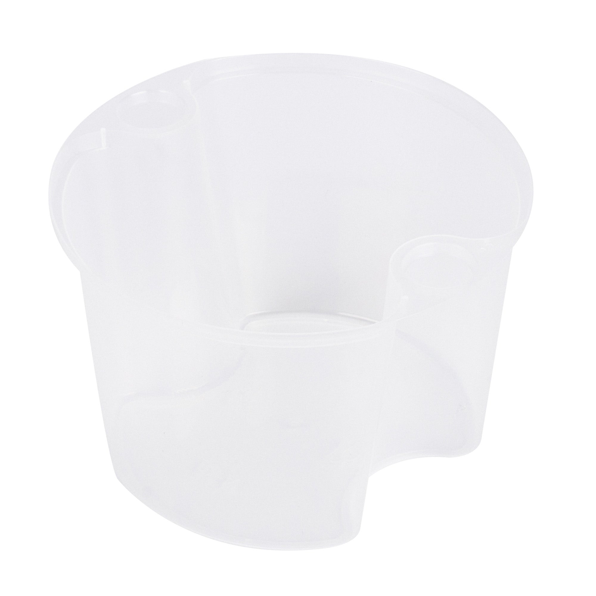 Asporto 20 oz Round Clear Plastic Insert - Fits 32, 40 and 48 oz Soup Container, Microwavable - 50 count box