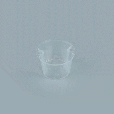 Asporto 20 oz Round Clear Plastic Insert - Fits 32, 40 and 48 oz Soup Container, Microwavable - 50 count box