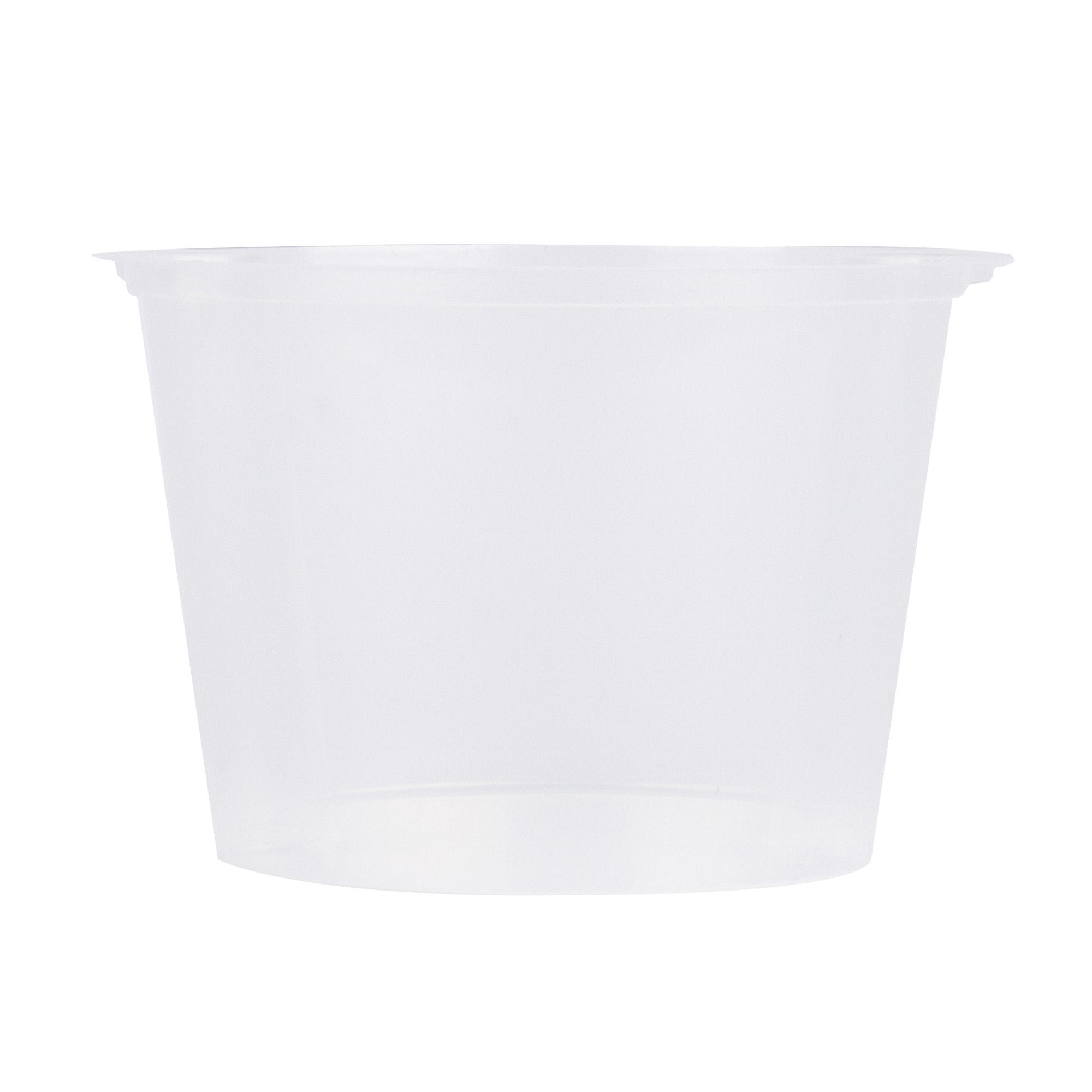 Asporto 20 oz Round Clear Plastic Insert - Fits 32, 40 and 48 oz Soup Container, Microwavable - 50 count box