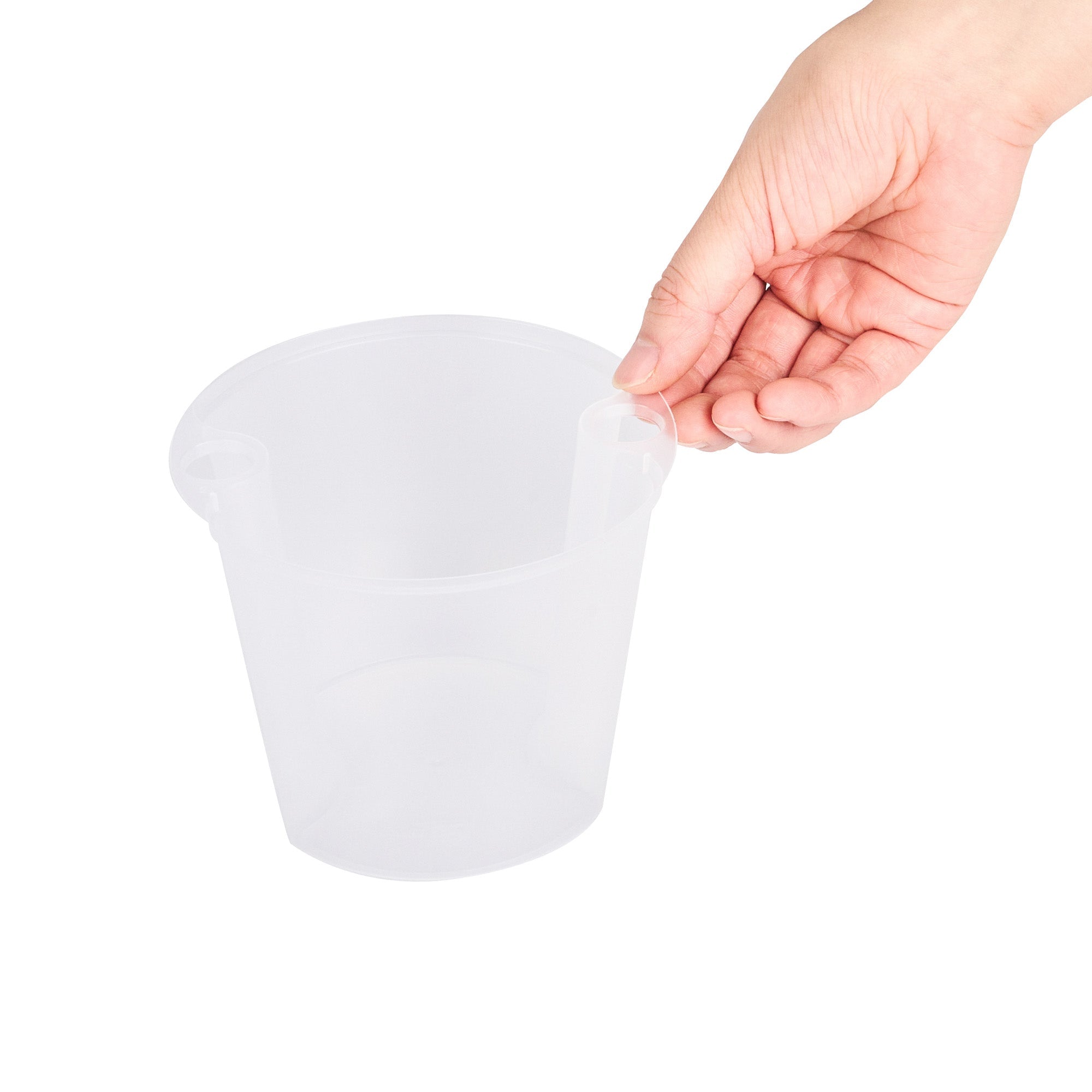 Asporto 24 oz Round Clear Plastic Insert - Fits 32, 40 and 48 oz Soup Container, Microwavable - 100 count box