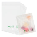 Basic Nature Translucent PLA Plastic / PBAT Lip and Tape Bag - Self-Sealing, Compostable - 4 3/4" x 4" - 100 count box