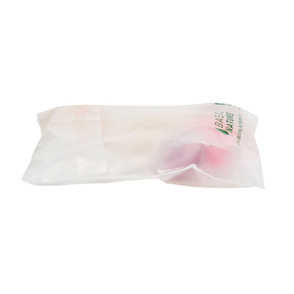 Basic Nature Translucent PLA Plastic / PBAT Lip and Tape Bag - Self-Sealing, Compostable - 4 3/4" x 4" - 100 count box