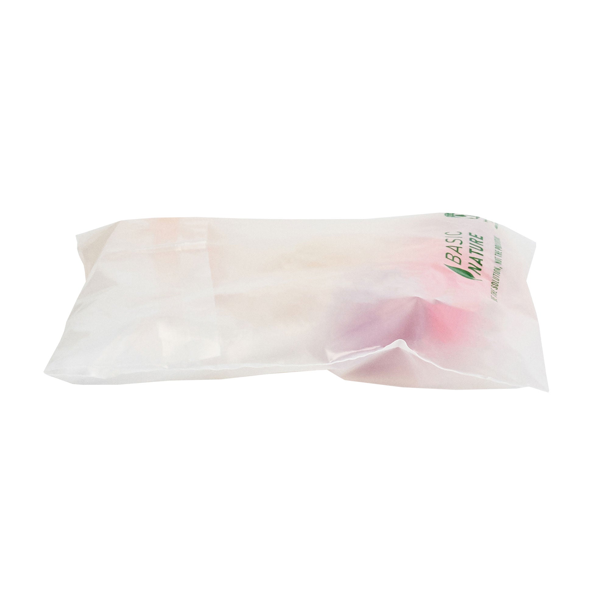 Basic Nature Translucent PLA Plastic / PBAT Lip and Tape Bag - Self-Sealing, Compostable - 4 3/4" x 4" - 100 count box