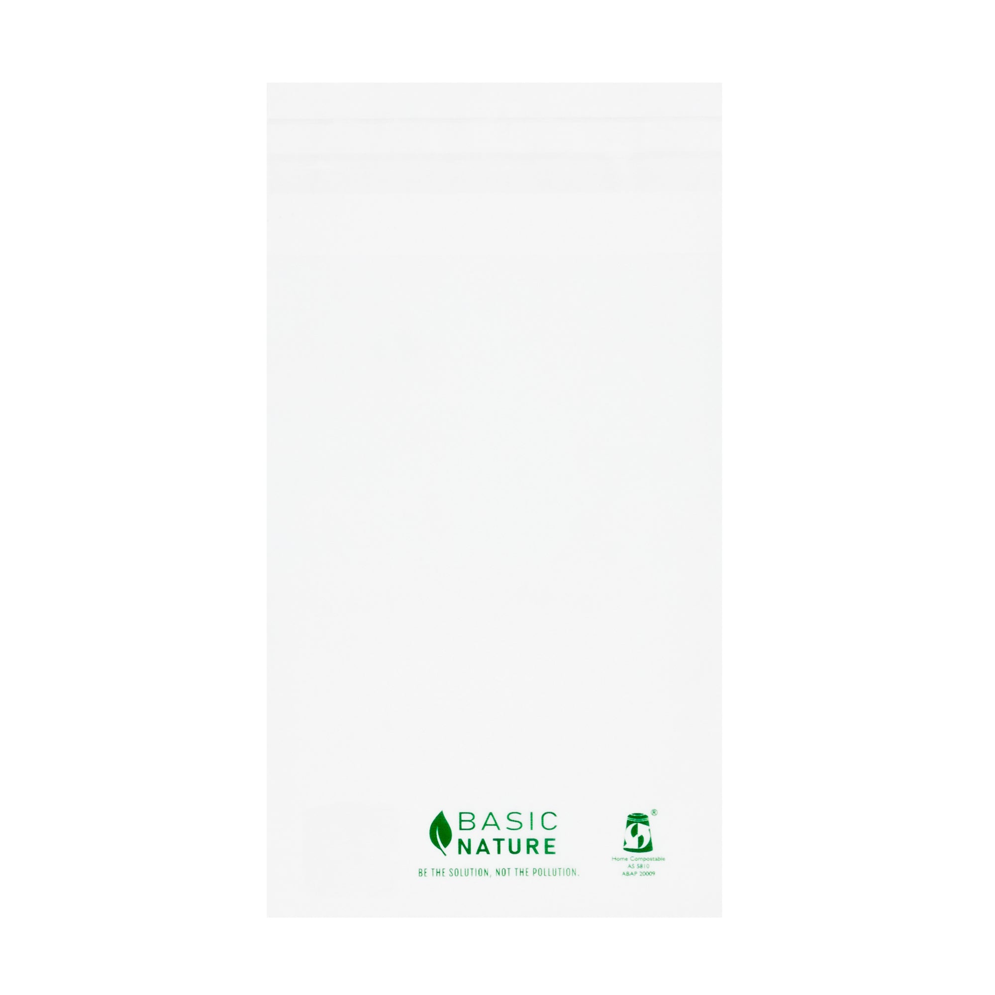 Basic Nature Translucent PLA Plastic / PBAT Lip and Tape Bag - Self-Sealing, Compostable - 6" x 4" - 100 count box