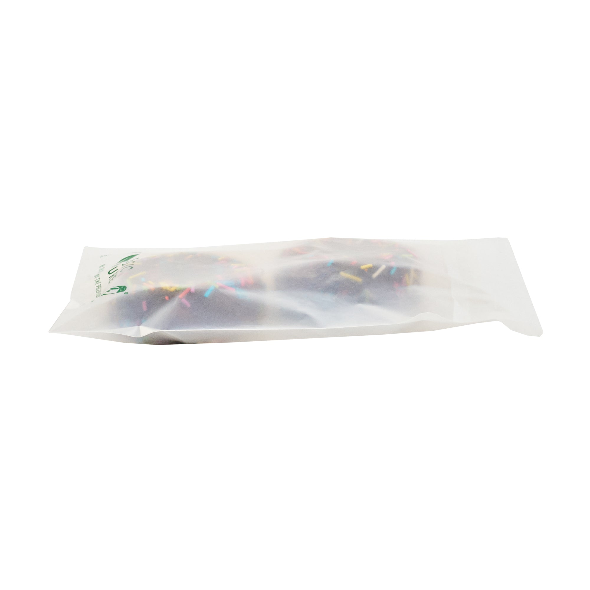Basic Nature Translucent PLA Plastic / PBAT Lip and Tape Bag - Self-Sealing, Compostable - 9" x 6" - 100 count box