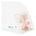Basic Nature Translucent PLA Plastic / PBAT Lip and Tape Bag - Self-Sealing, Compostable - 10" x 8" - 100 count box