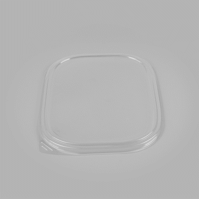 Bento Tek Rectangle Clear Plastic Lid - Fits 51 oz Bento Box - 50 count box