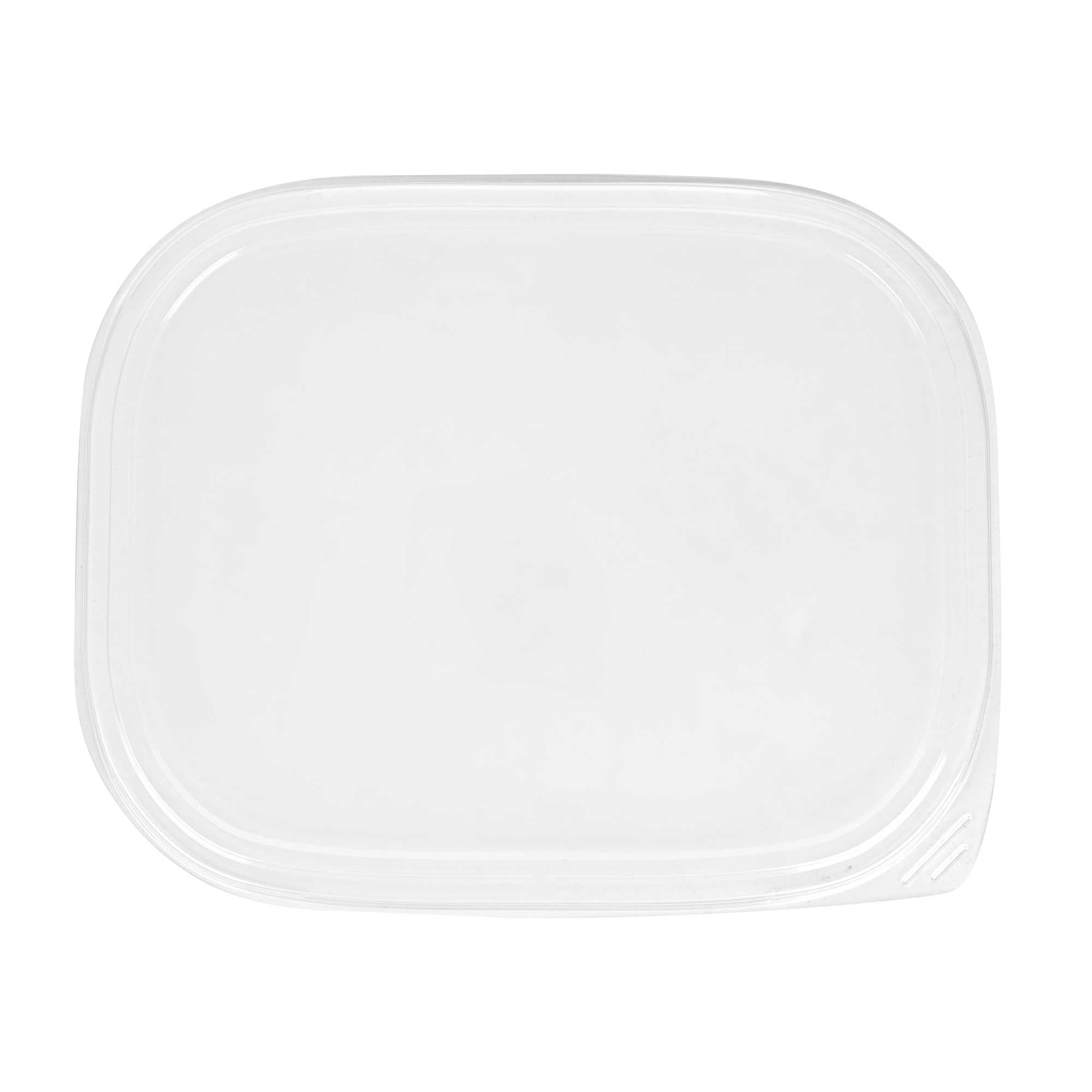 Bento Tek Rectangle Clear Plastic Lid - Fits 51 oz Bento Box - 50 count box
