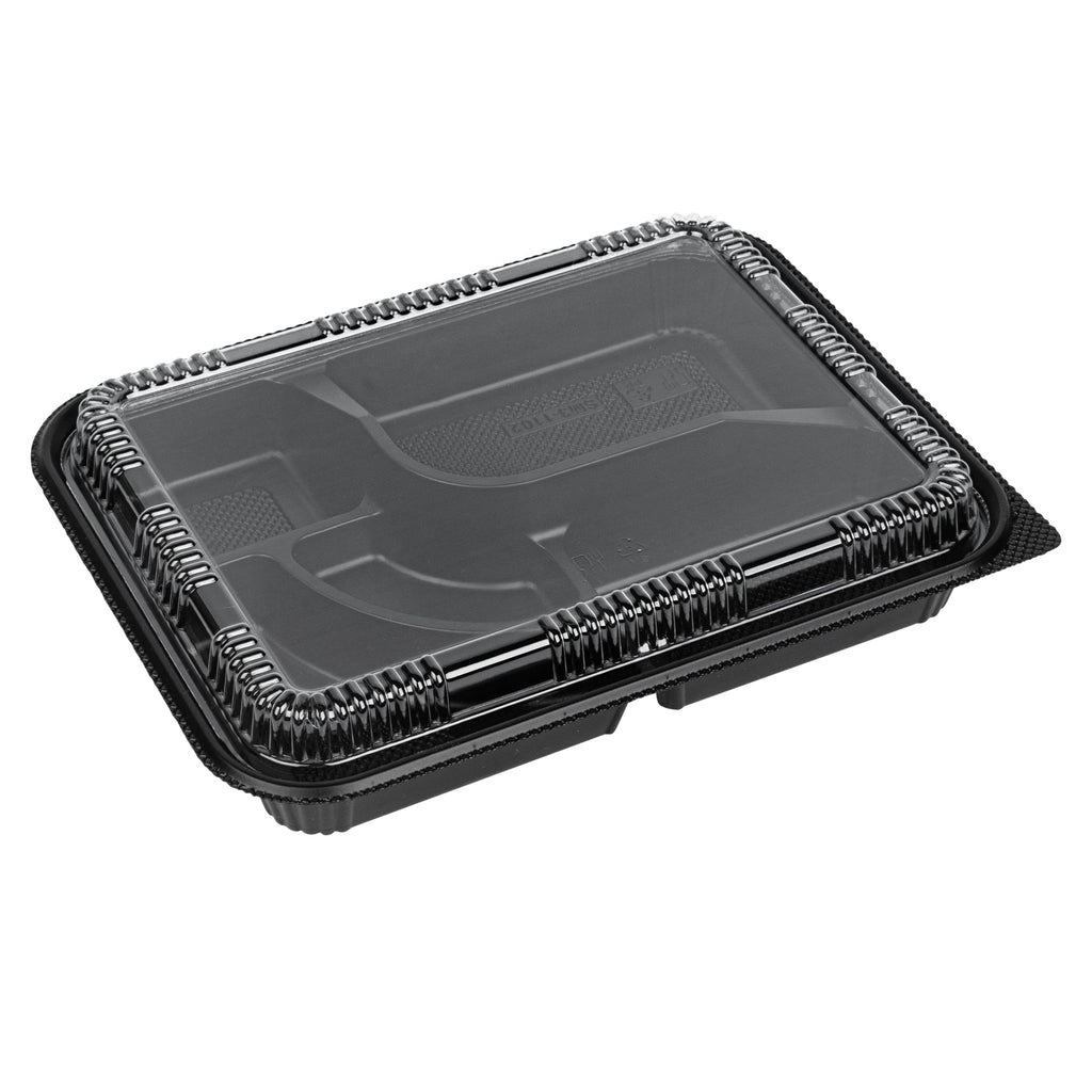 Bento Tek Rectangle Clear Plastic Lid - Fits 26 oz Bento Box - 50 count box