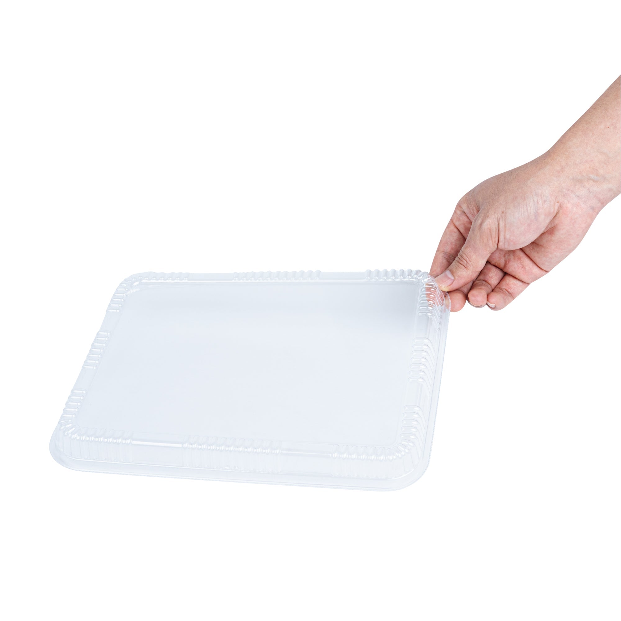 Bento Tek Rectangle Clear Plastic Lid - Fits 26 oz Bento Box - 50 count box