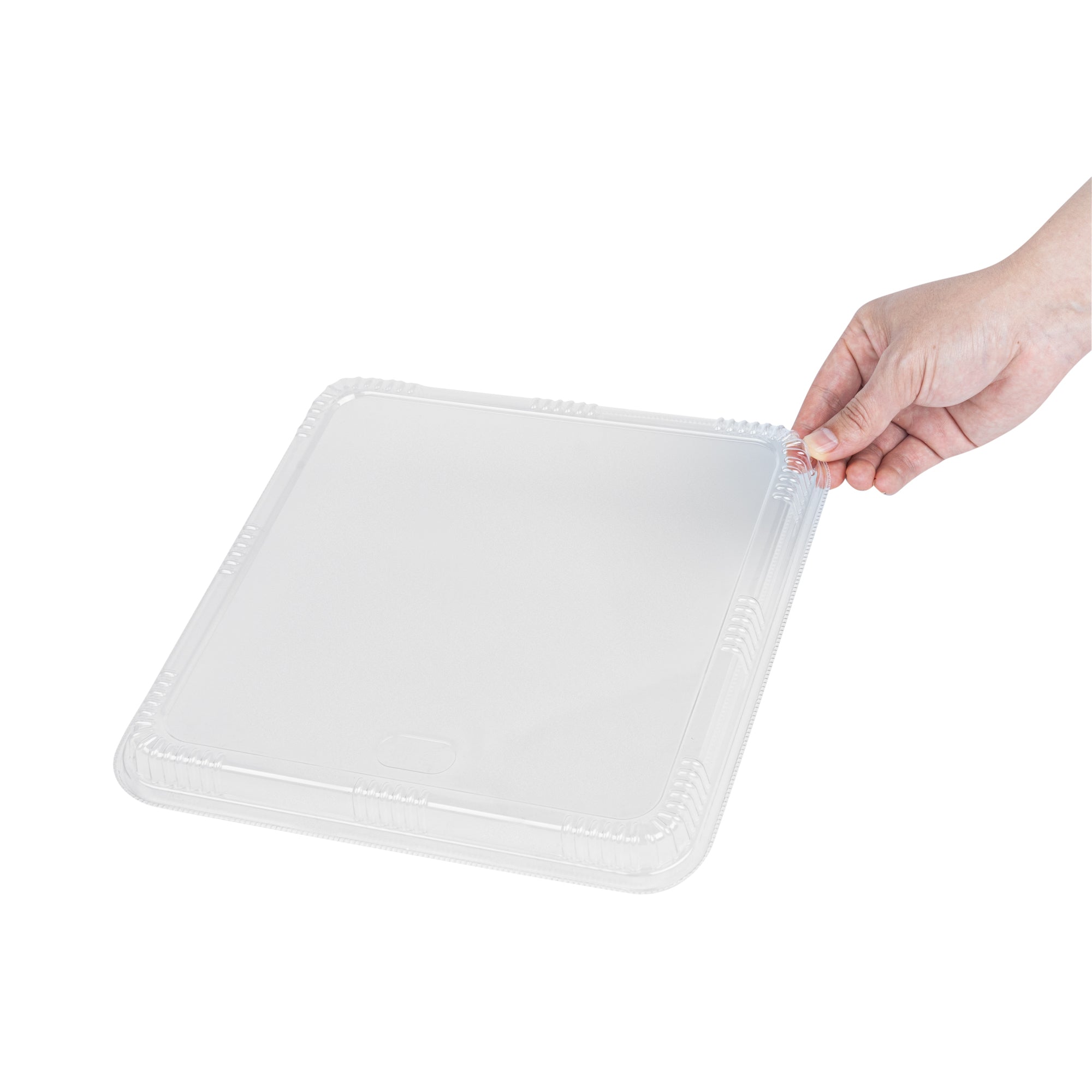 Bento Tek Square Clear Plastic Lid - Fits 40 oz Bento Box - 50 count box