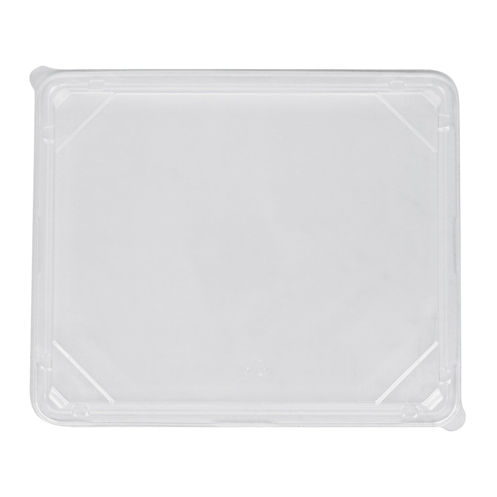 Bento Tek Rectangle Clear Plastic Lid - Fits 15 oz Bento Box - 100 count box