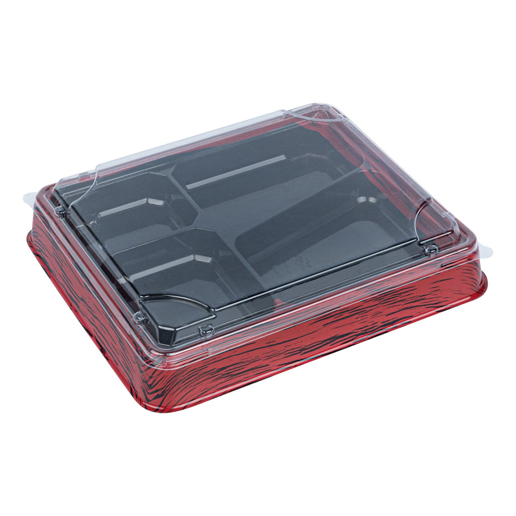 Bento Tek Rectangle Clear Plastic Lid - Fits 19 oz Bento Box - 50 count box