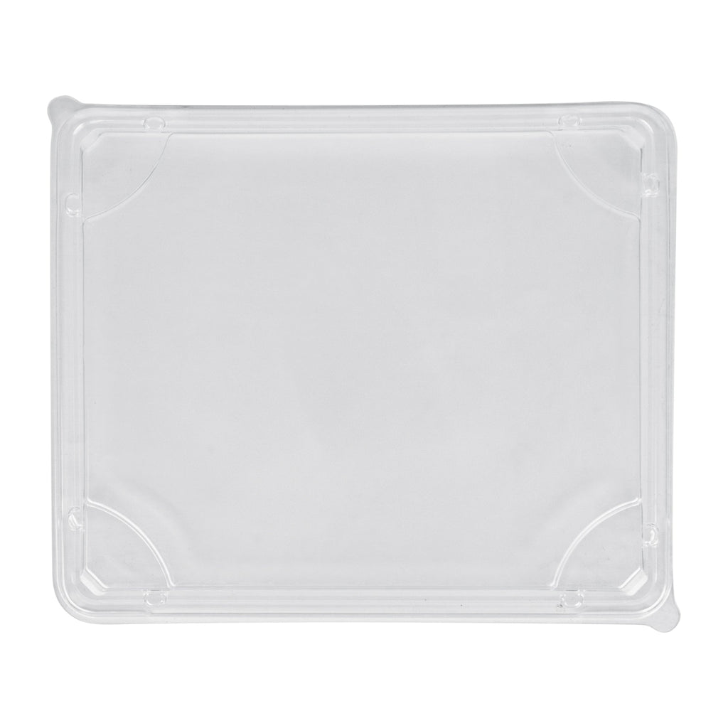 Bento Tek Rectangle Clear Plastic Lid - Fits 19 oz Bento Box - 50 count box