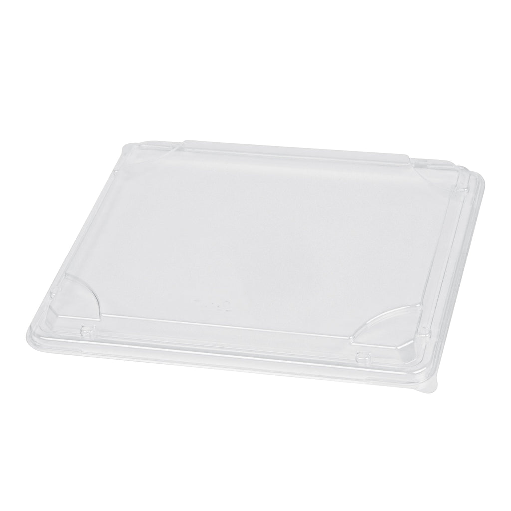 Bento Tek Rectangle Clear Plastic Lid - Fits 18 oz Bento Box - 50 count box