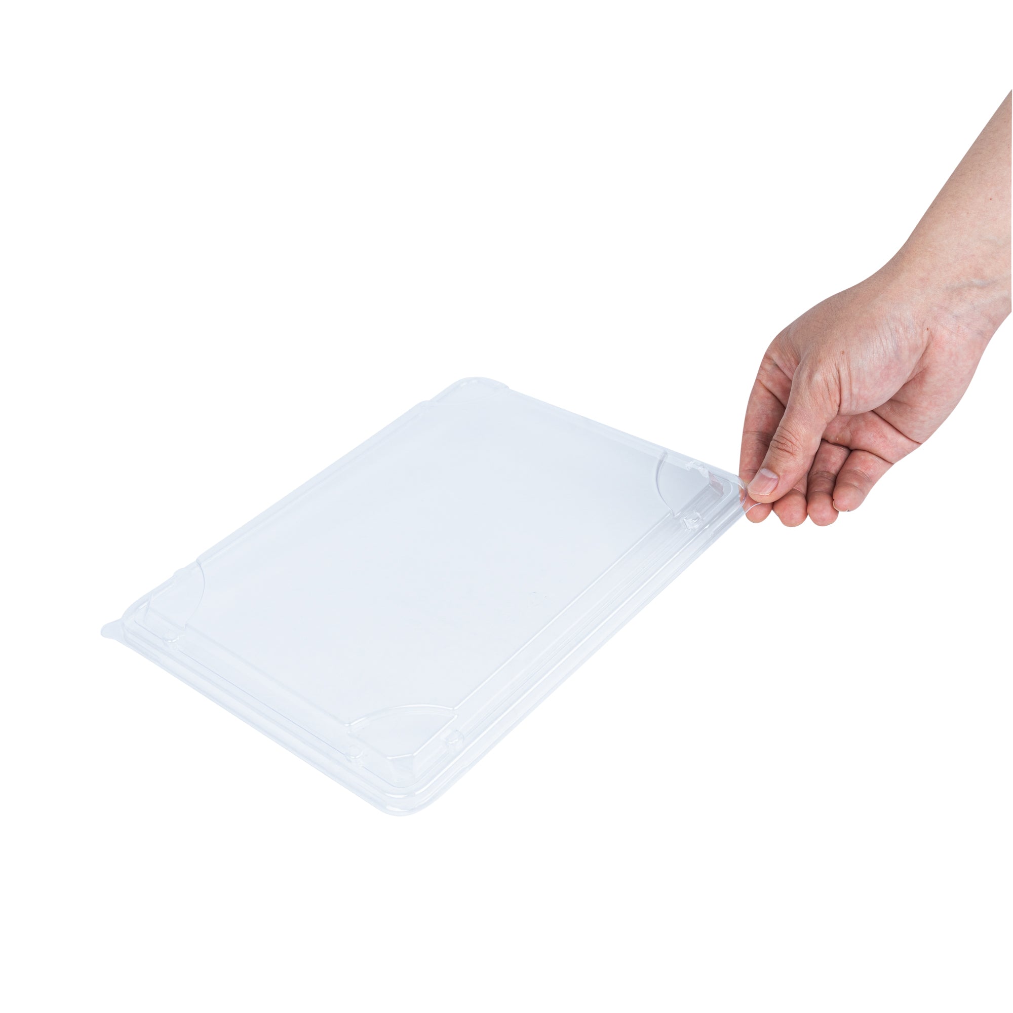Bento Tek Rectangle Clear Plastic Lid - Fits 18 oz Bento Box - 100 count box