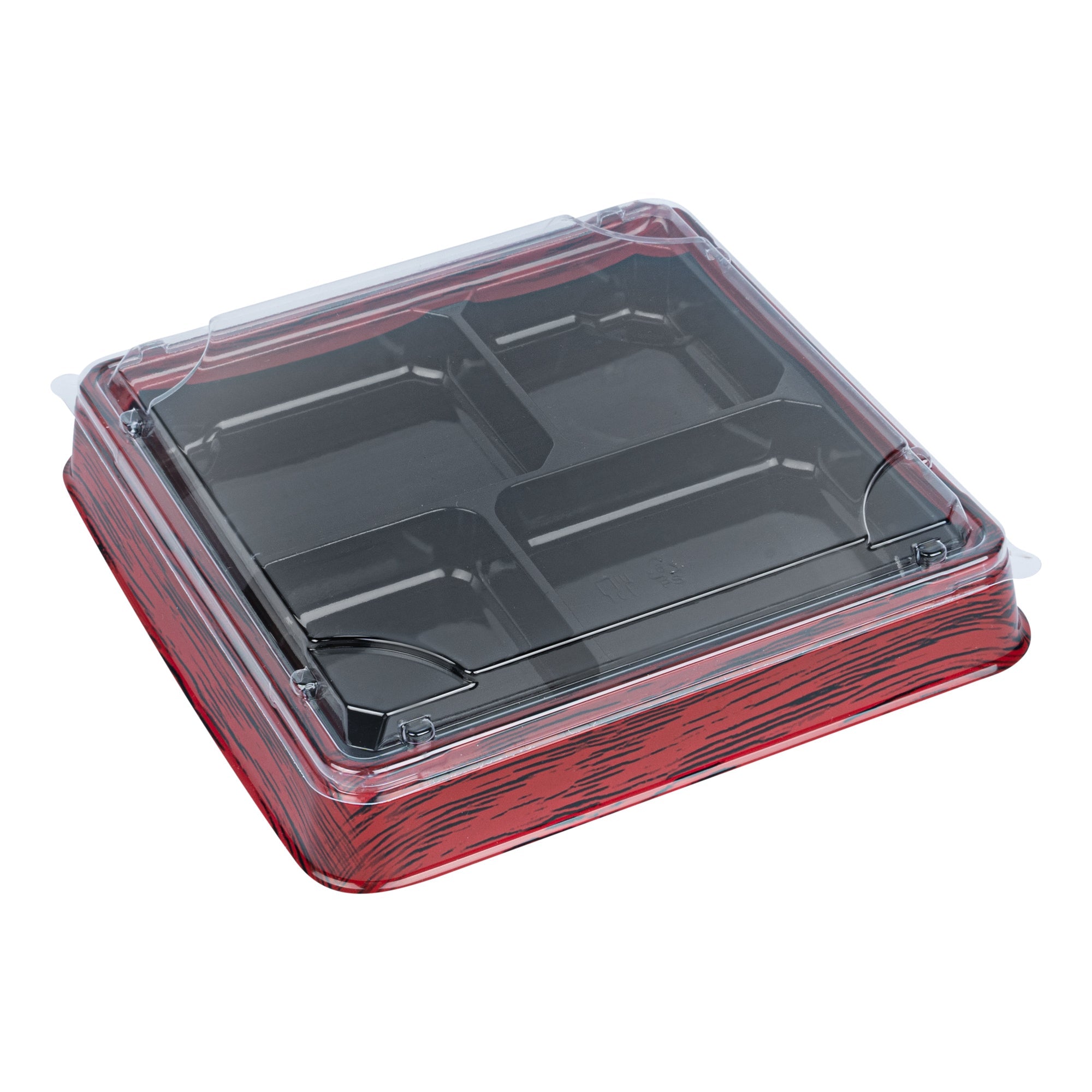 Bento Tek Square Clear Plastic Lid - Fits 18 oz Bento Box - 50 count box