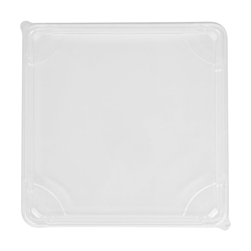 Bento Tek Square Clear Plastic Lid - Fits 18 oz Bento Box - 50 count box
