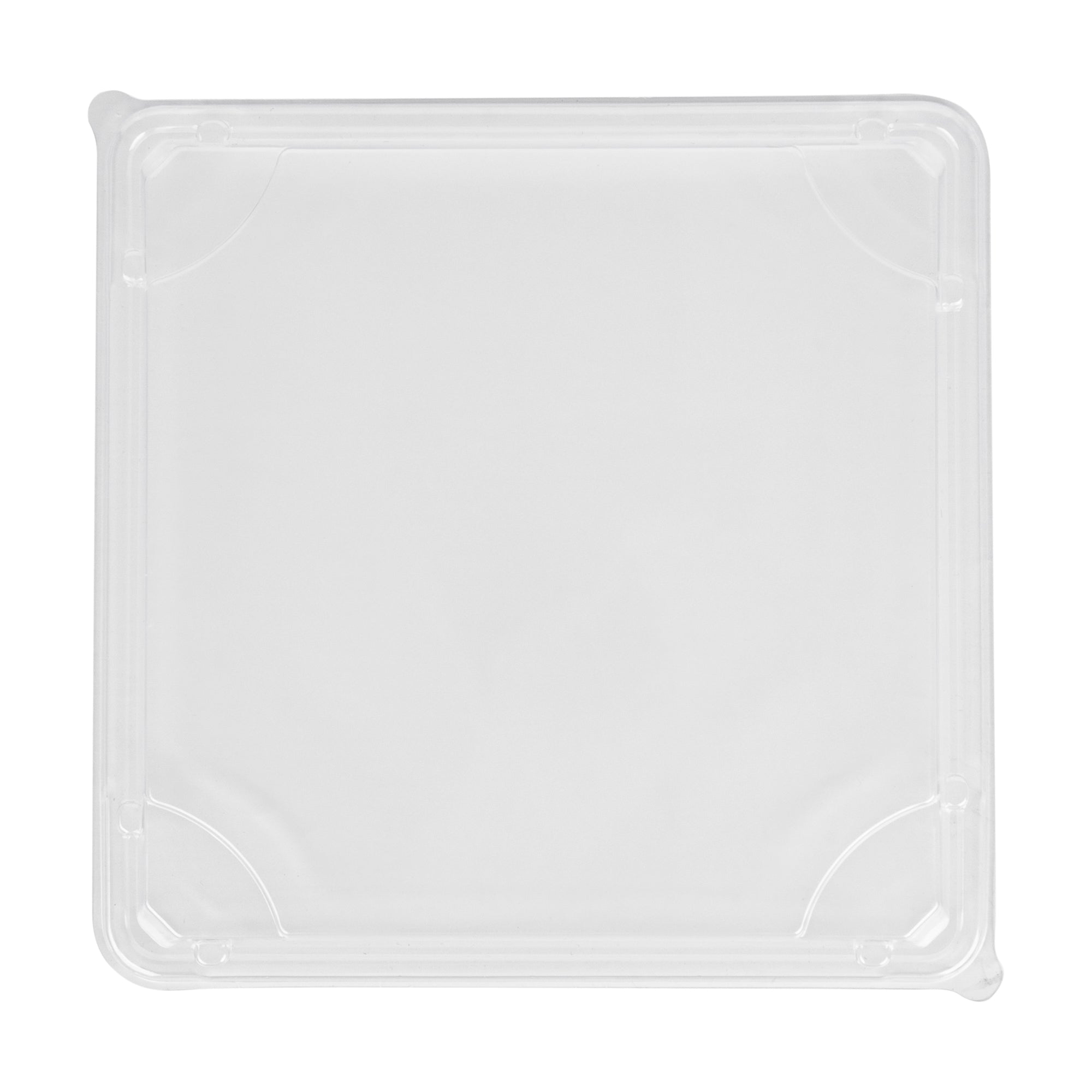Bento Tek Square Clear Plastic Lid - Fits 18 oz Bento Box - 100 count box
