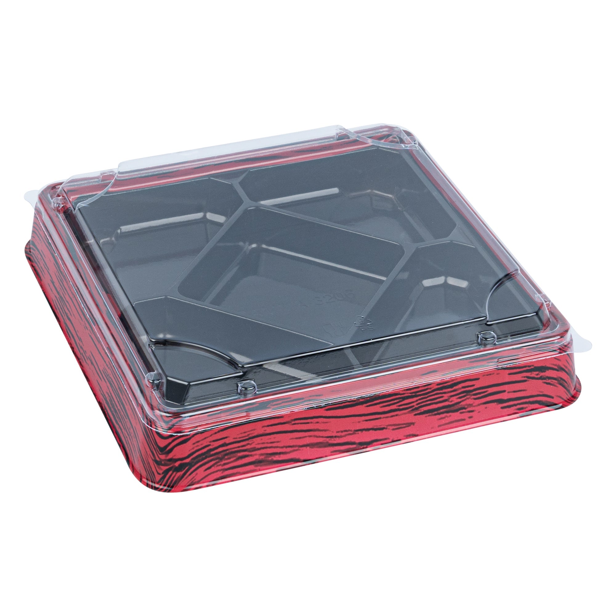 Bento Tek Square Clear Plastic Lid - Fits 19 oz Bento Box - 50 count box