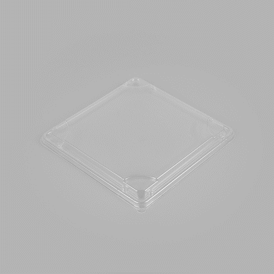 Bento Tek Square Clear Plastic Lid - Fits 19 oz Bento Box - 100 count box