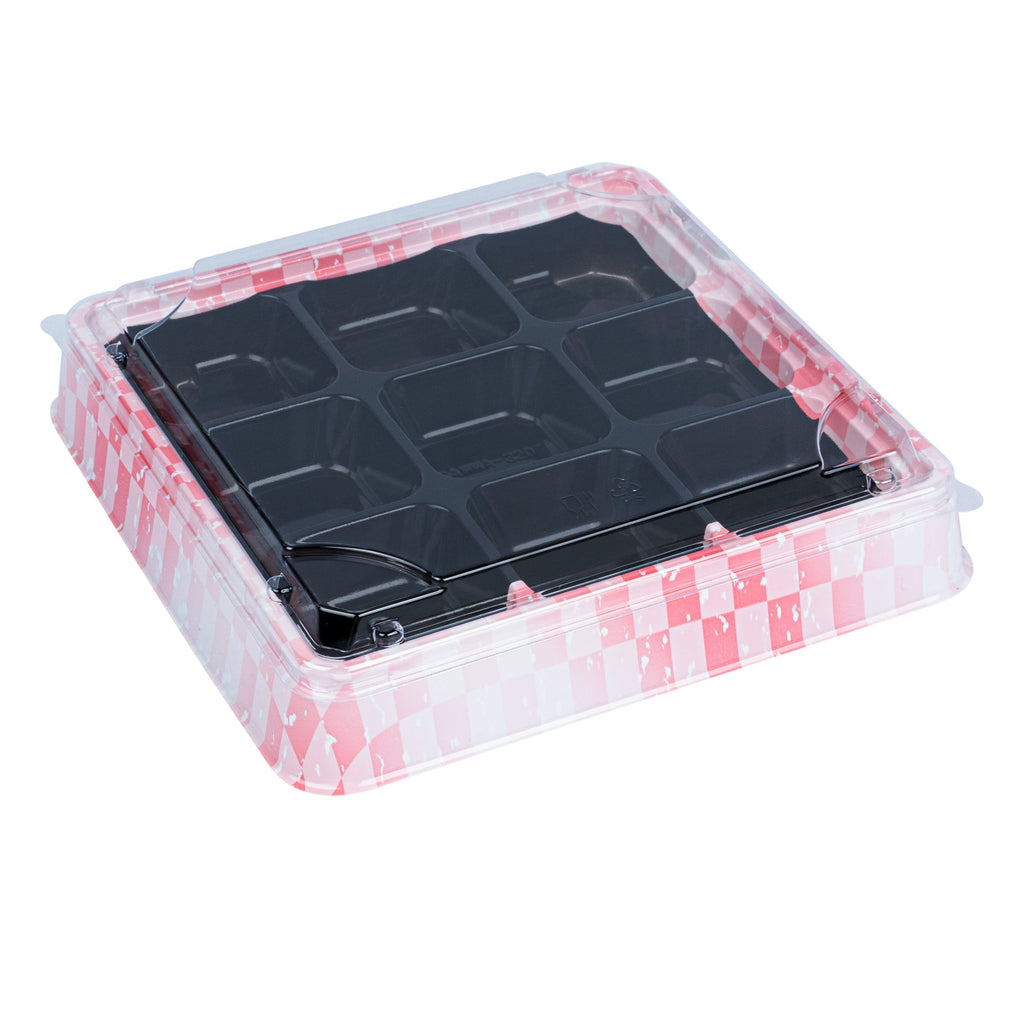 Bento Tek Square Clear Plastic Lid - Fits 17 oz Bento Box - 50 count box
