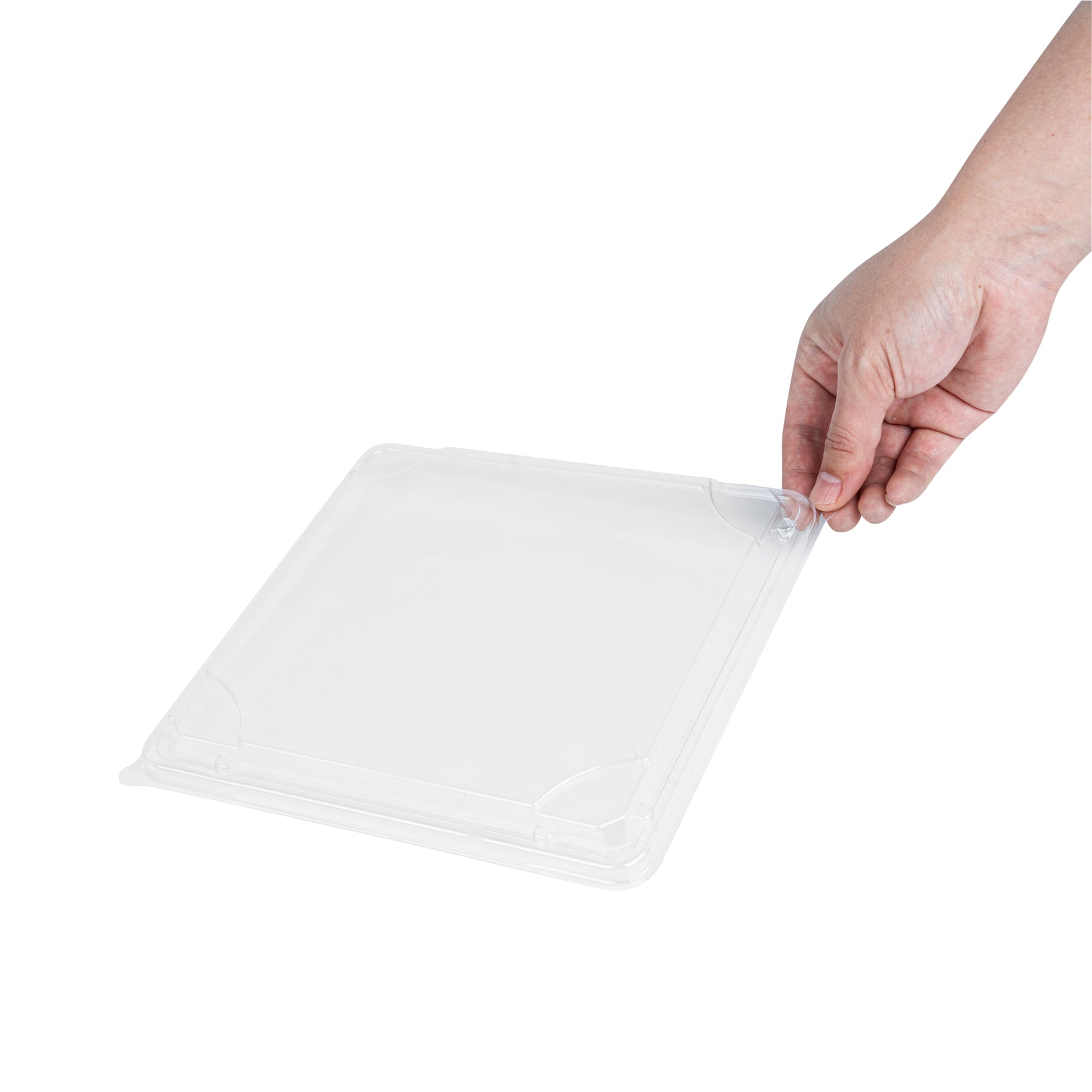 Bento Tek Square Clear Plastic Lid - Fits 17 oz Bento Box - 50 count box
