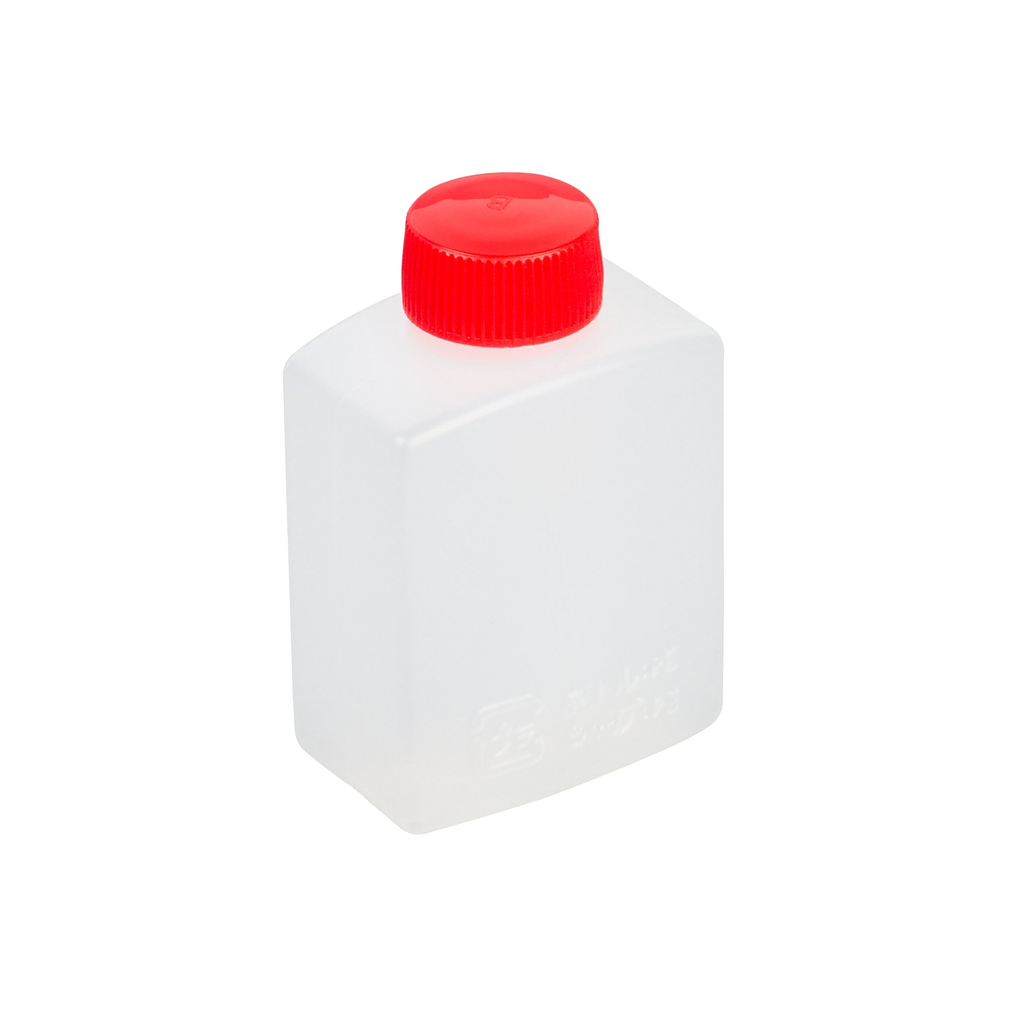 Bento Tek 2 oz Translucent Plastic Soy Sauce Bottle - with Red Cap - 1 1/2" x 1" x 2 1/2" - 100 count box