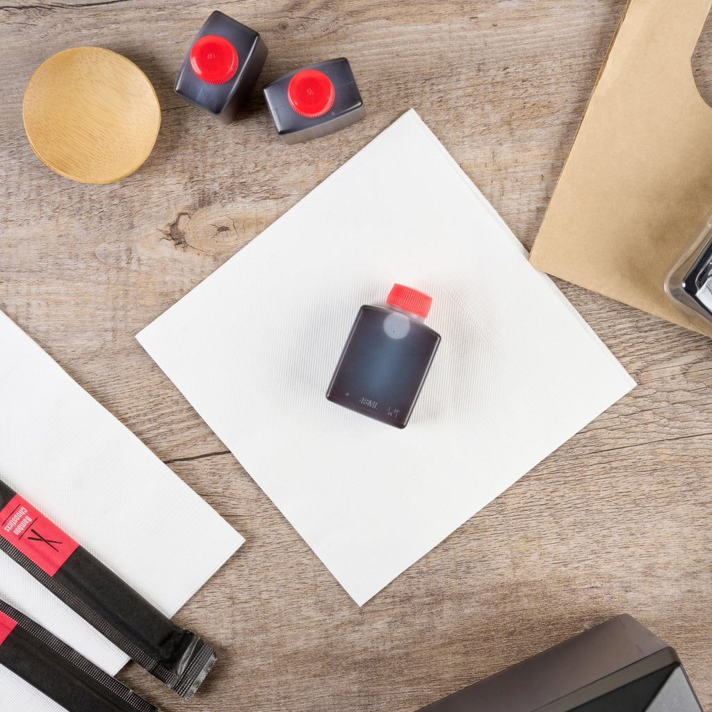 Bento Tek 2 oz Translucent Plastic Soy Sauce Bottle - with Red Cap - 1 1/2" x 1" x 2 1/2" - 100 count box