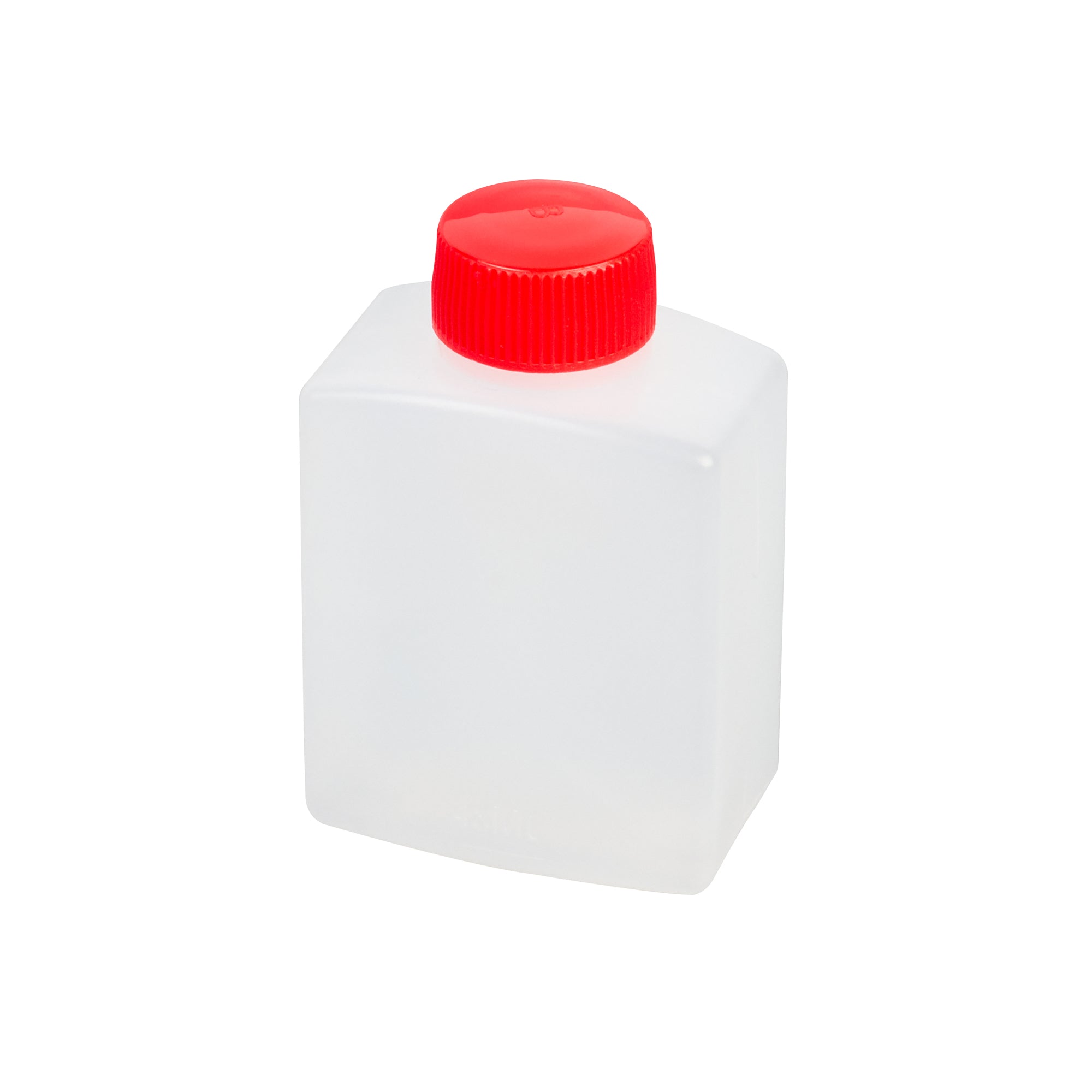 Bento Tek 2 oz Translucent Plastic Soy Sauce Bottle - with Red Cap - 1 1/2" x 1" x 2 1/2" - 1000 count box