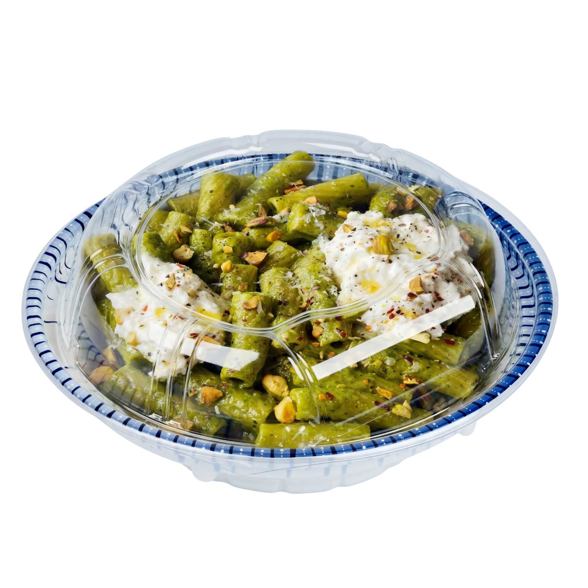 Bento Tek Round Clear Plastic Lid - Fits 10 oz Asian Style Bowl - 6 3/4'' x 6 3/4'' x 1 1/4'' - 100 count box